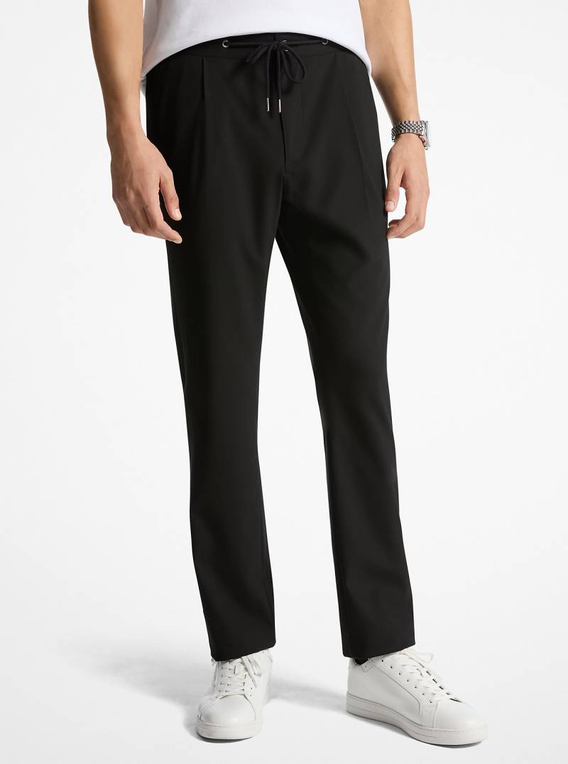 MK Gewebte Hose Mit Kordelzug - Schwarz - Michael Kors von Michael Kors Mens