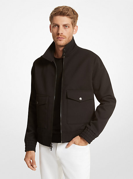 MK Gewebte Jacke Barracuta - Schwarz - Michael Kors von Michael Kors Mens