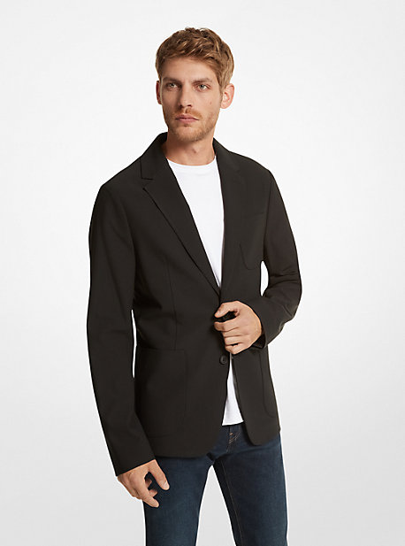 MK Gewebter Blazer - Schwarz - Michael Kors von Michael Kors Mens