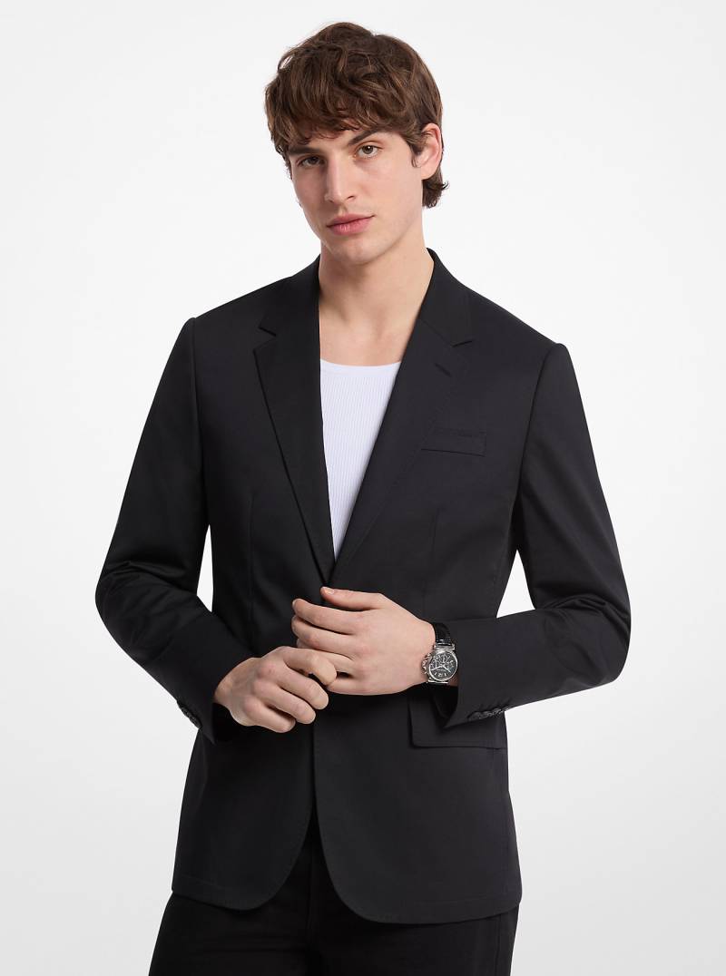 MK Gewebter Coolmax® Blazer - Schwarz - Michael Kors von Michael Kors Mens