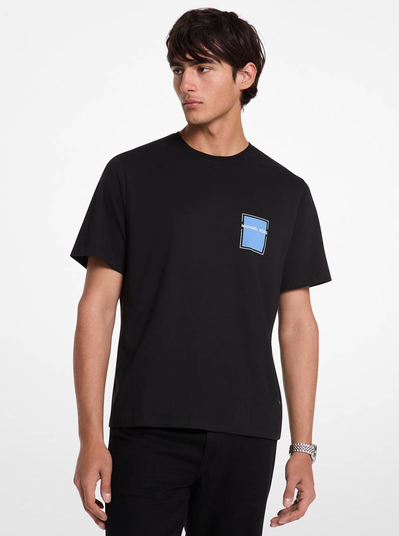 MK Grafik-T-Shirt Aus Baumwolle Mit Logo - Schwarz - Michael Kors MK Grafik-T-Shirt Aus Baumwolle Mit Logo - Schwarz - Michael Kors von Michael Kors Mens