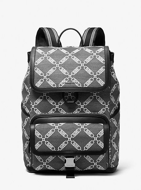 MK Rucksack Hudson Aus Jacquard Mit Empire-Logomuster - Schwarz - Michael Kors von Michael Kors Mens