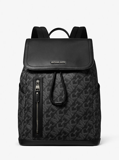 MK Rucksack Hudson Mit Empire Signature-Logomuster - Schwarz - Michael Kors von Michael Kors Mens