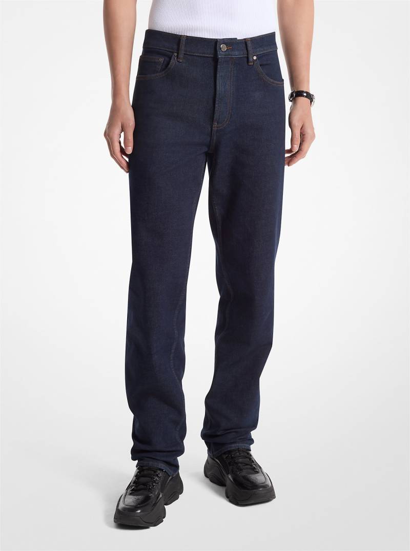 MK Jeans Finn Aus Stretch-Denim Mit Geradem Bein - Blau - Michael Kors von Michael Kors Mens