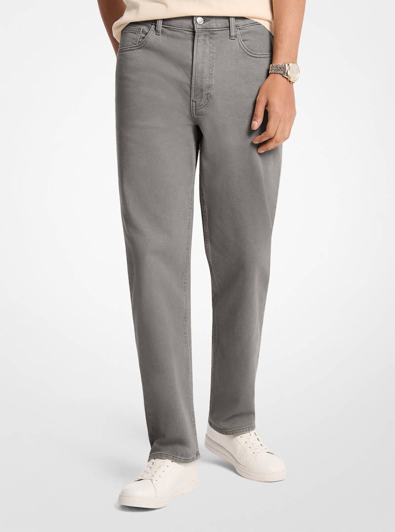 MK Jeans Finn Aus Stretch-Denim Mit Geradem Bein - Grau - Michael Kors von Michael Kors Mens