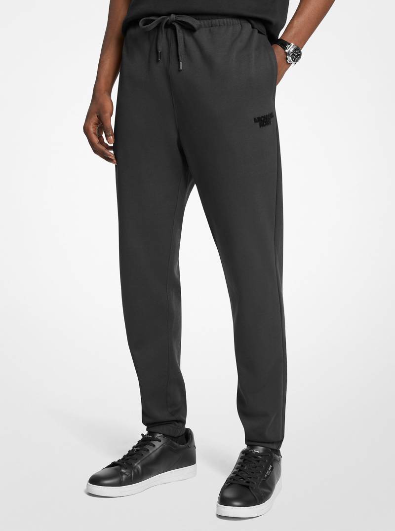 MK Jogginghose Aus Baumwollmischgewebe - Schwarz - Michael Kors von Michael Kors Mens