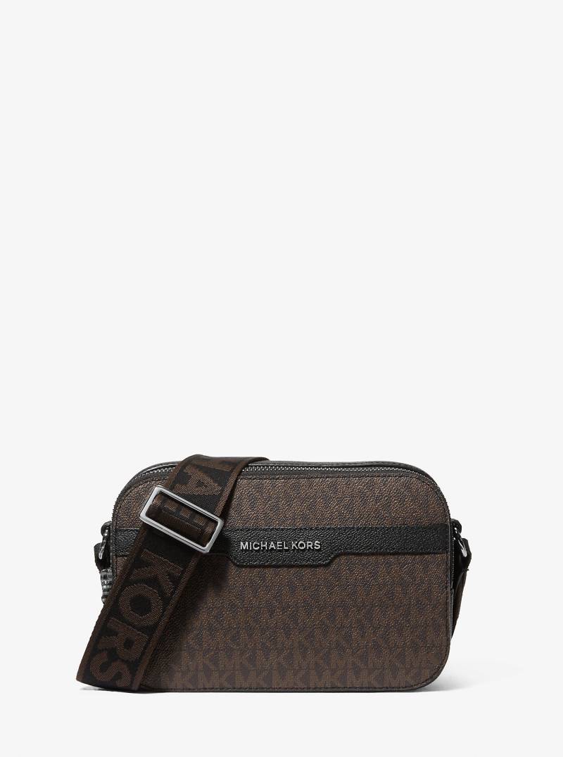 MK Kameratasche Hudson Mit Signature-Logomuster - Braun - Michael Kors von Michael Kors Mens