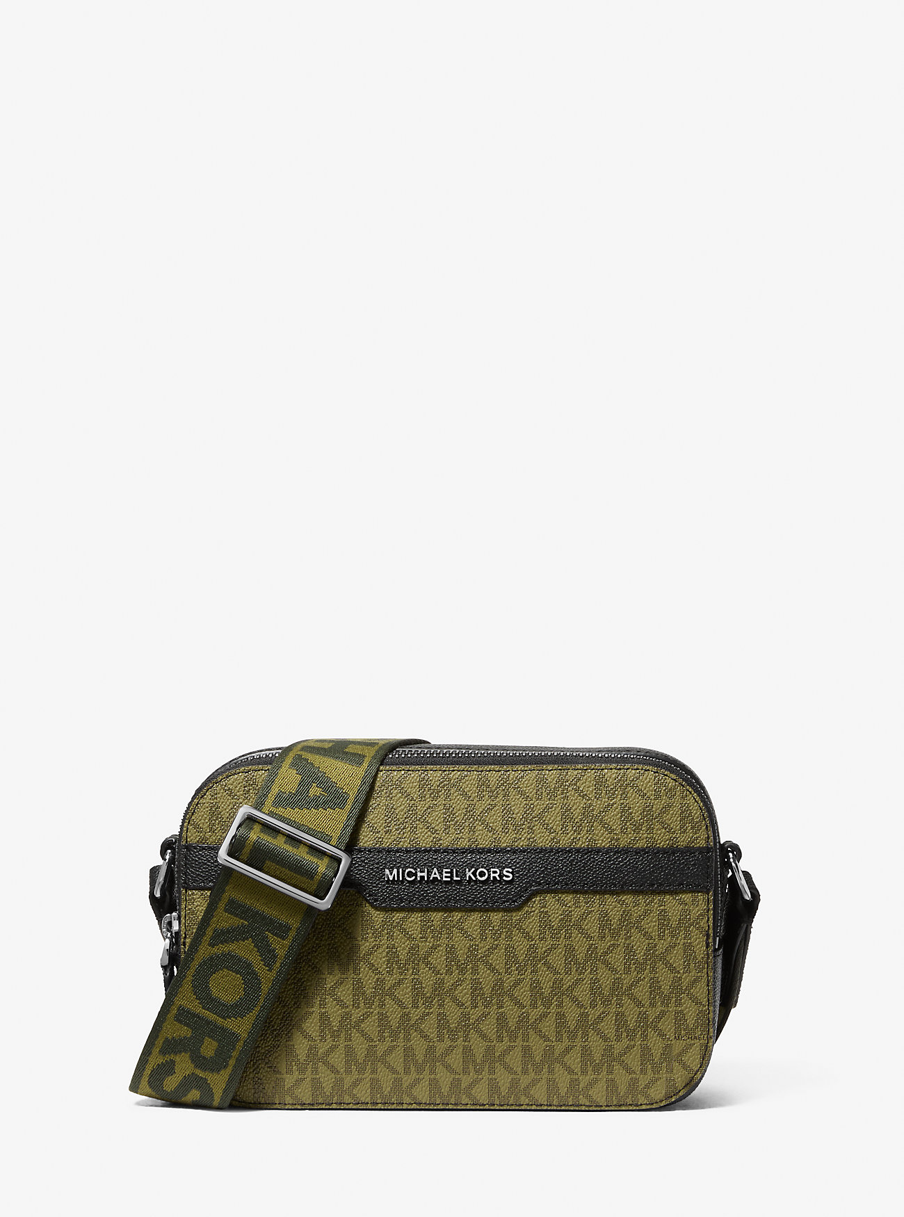 MK Kameratasche Hudson Mit Signature-Logomuster - Grün - Michael Kors MK Kameratasche Hudson Mit Signature-Logomuster - Grün - Michael Kors von Michael Kors Mens