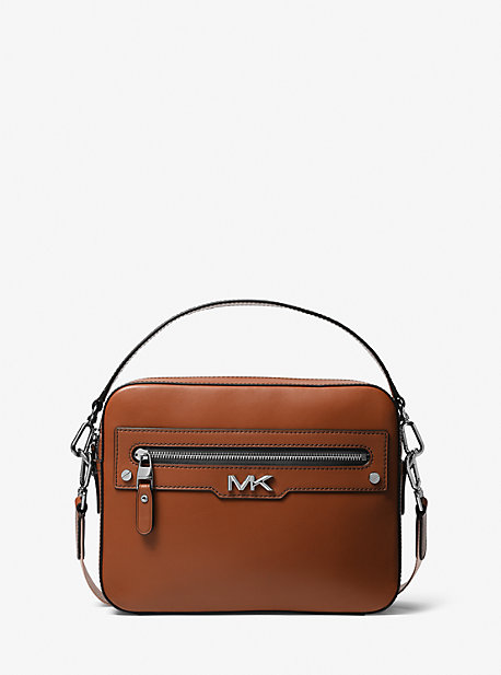 MK Kameratasche Varick Aus Leder - Braun - Michael Kors von Michael Kors Mens