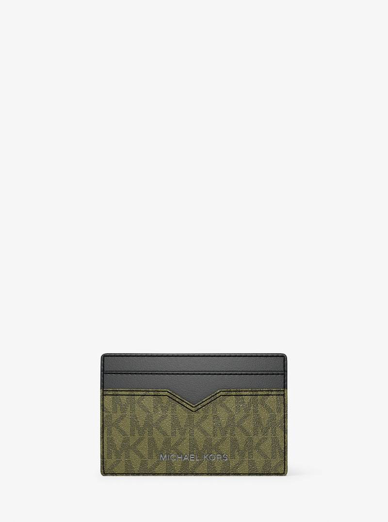 MK Kartenetui Hudson Mit Logo - Grün - Michael Kors von Michael Kors Mens