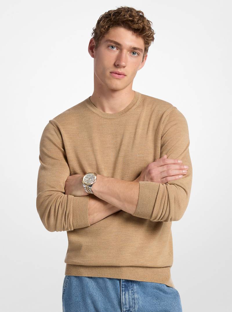 MK Pullover Aus Wolle - Braun - Michael Kors von Michael Kors Mens