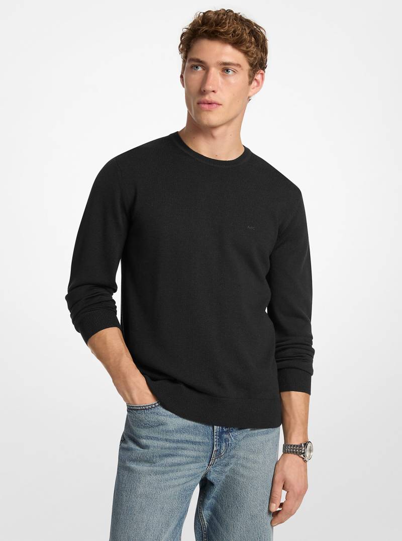 MK Pullover Aus Wolle - Schwarz - Michael Kors von Michael Kors Mens