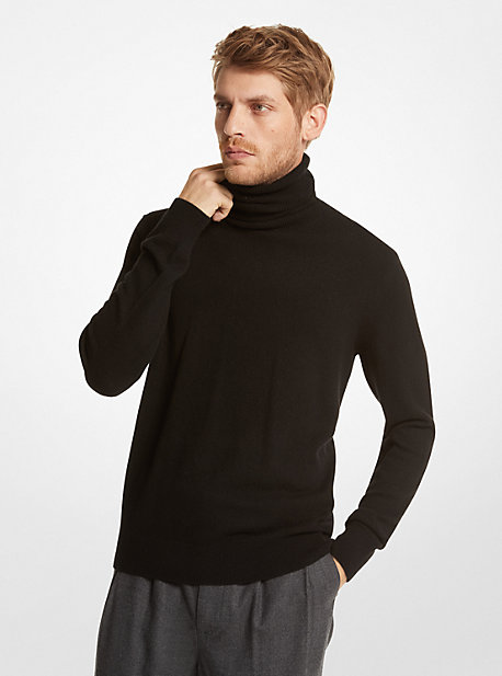 MK Rollkragenpullover Aus Kaschmir - Schwarz - Michael Kors von Michael Kors Mens