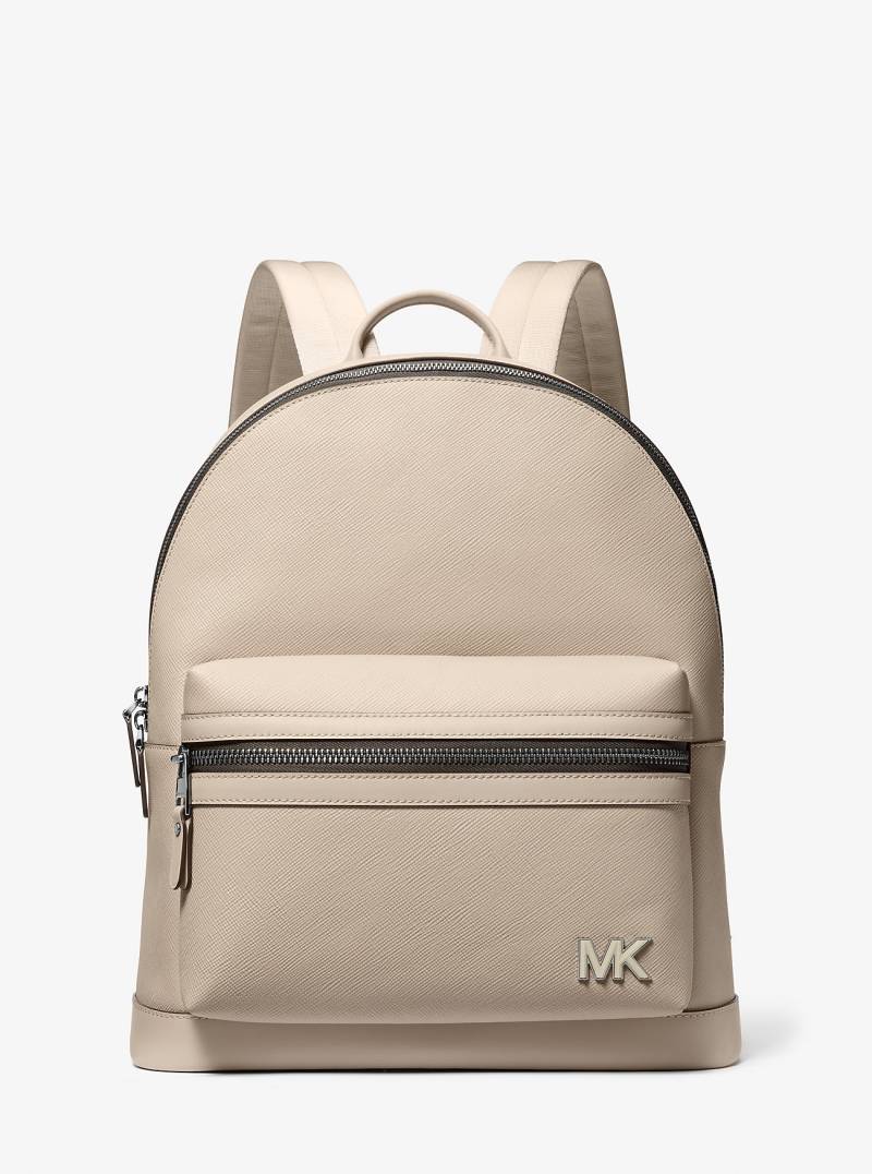 MK Rucksack Edison Aus Leder - Natur - Michael Kors MK Rucksack Edison Aus Leder - Natur - Michael Kors von Michael Kors Mens