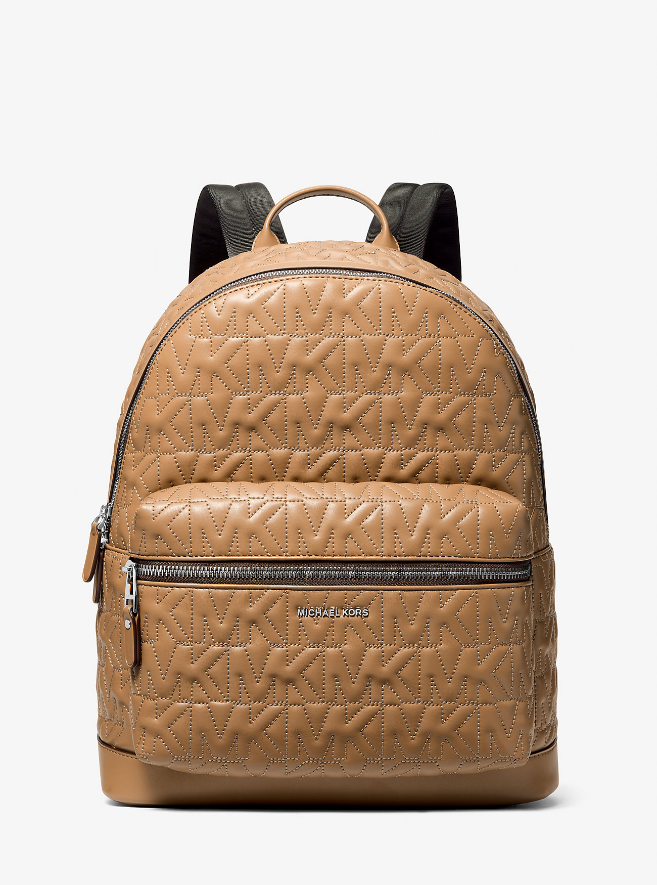 MK Rucksack Hudson Medium Mit Erhabener Logoprägung - Natur - Michael Kors von Michael Kors Mens