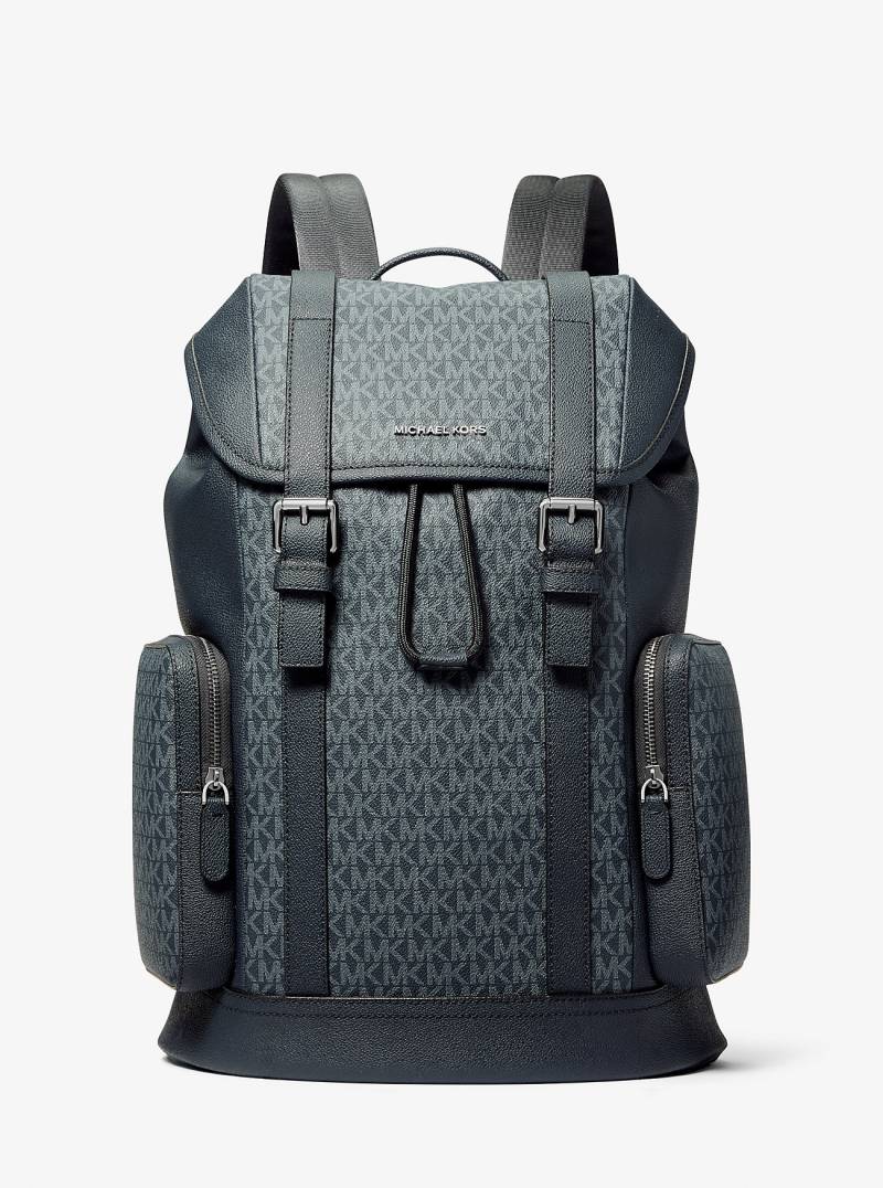 MK Rucksack Hudson Mit Signature-Logomuster - Blau - Michael Kors von Michael Kors Mens