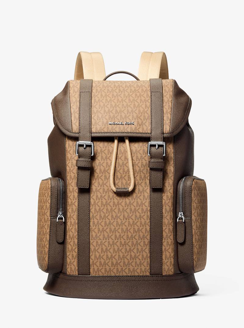 MK Rucksack Hudson Mit Signature-Logomuster - Natur - Michael Kors von Michael Kors Mens