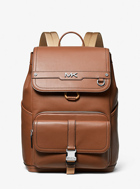 MK Rucksack Varick Aus Leder - Braun - Michael Kors von Michael Kors Mens