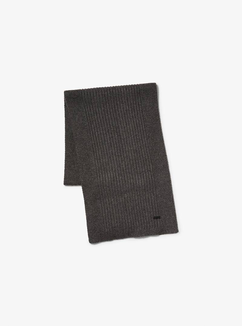 MK Schal Aus Rippstrick - Grau - Michael Kors MK Schal Aus Rippstrick - Grau - Michael Kors von Michael Kors Mens