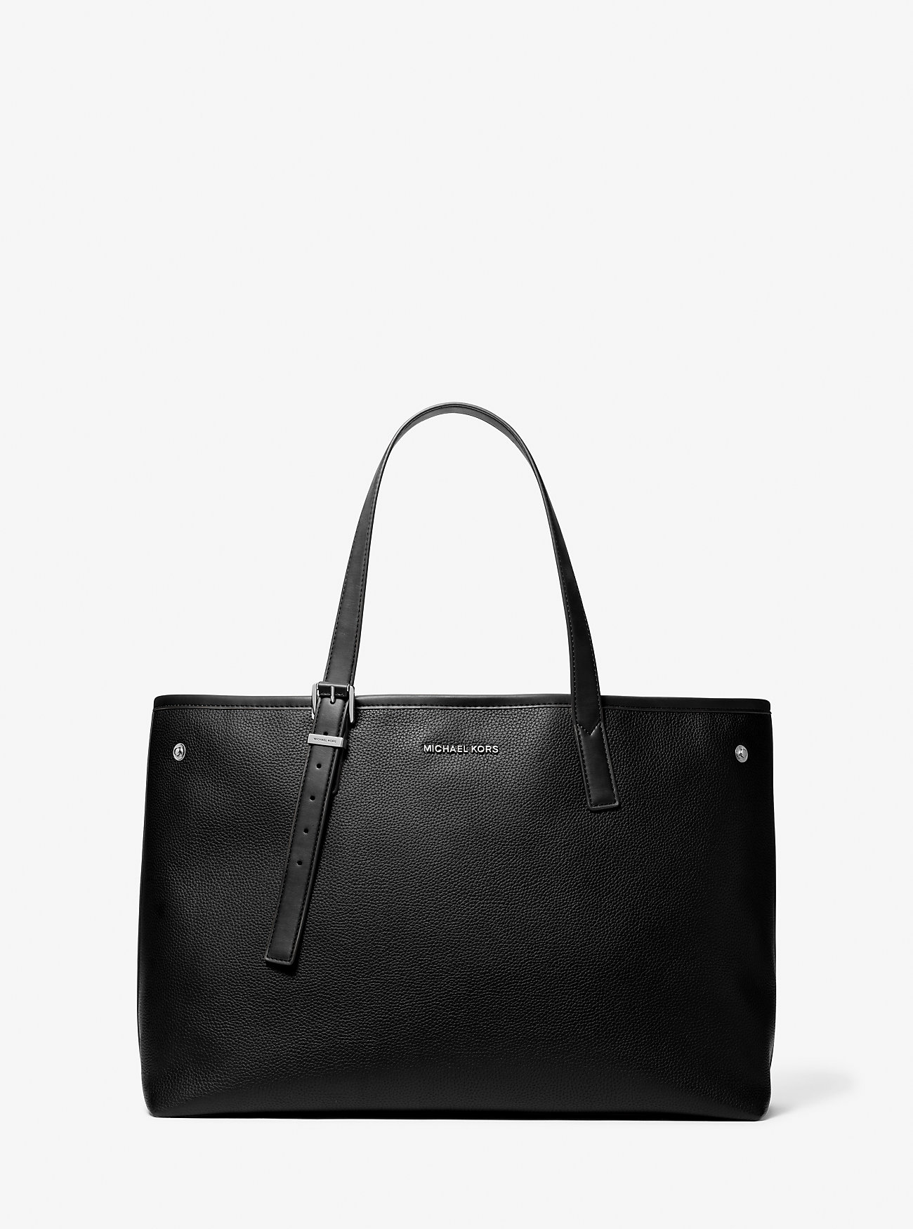 MK Shopper Hudson Medium Aus Gekrispeltem Leder - Schwarz - Michael Kors von Michael Kors Mens