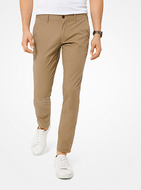 MK Skinny-Fit-Chino Aus Stretch-Baumwolle - Natur - Michael Kors von Michael Kors Mens