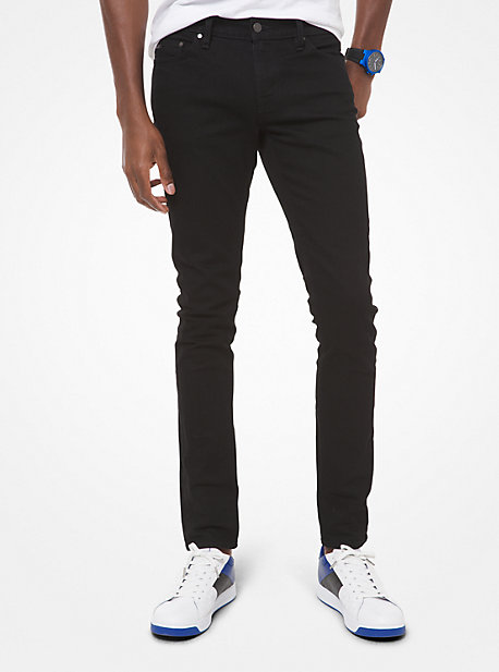 MK Slim-Fit-Jeans Aus Stretch-Baumwolle - Schwarz - Michael Kors von Michael Kors Mens