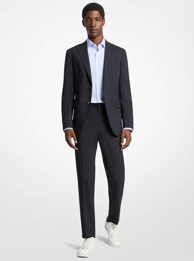 MK Slim-Fit-Reiseanzug Aus Wollmischung - Blau - Michael Kors von Michael Kors Mens