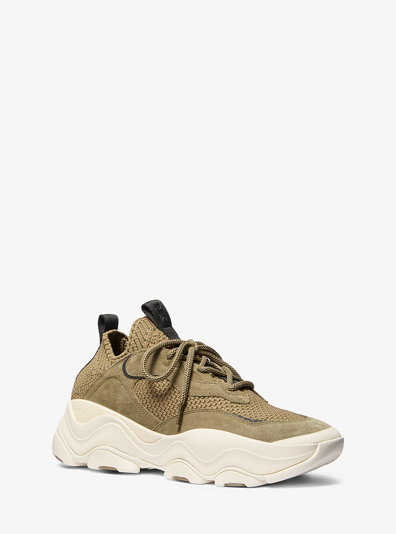 MK Sneaker Atlas Aus Stretch-Strick - Grün - Michael Kors von Michael Kors Mens