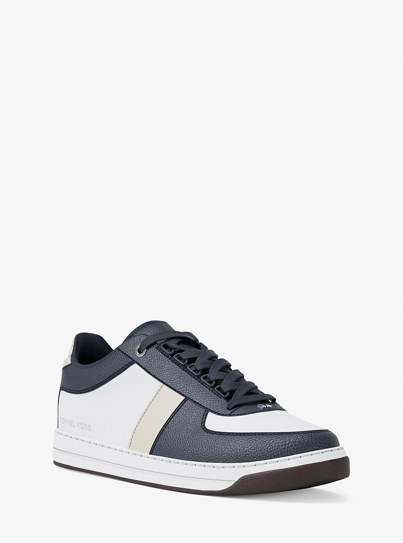 MK Sneaker Brady Aus Leder In Blockfarben - Blau - Michael Kors von Michael Kors Mens