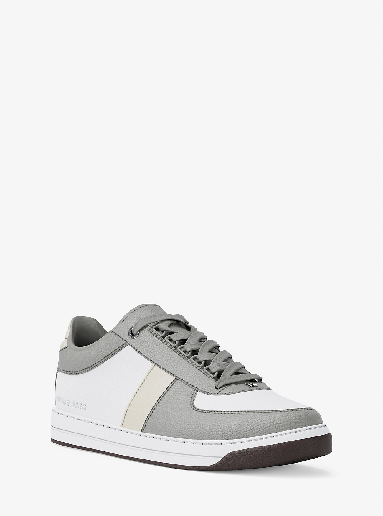 MK Sneaker Brady Aus Leder In Blockfarben - Grau - Michael Kors von Michael Kors Mens
