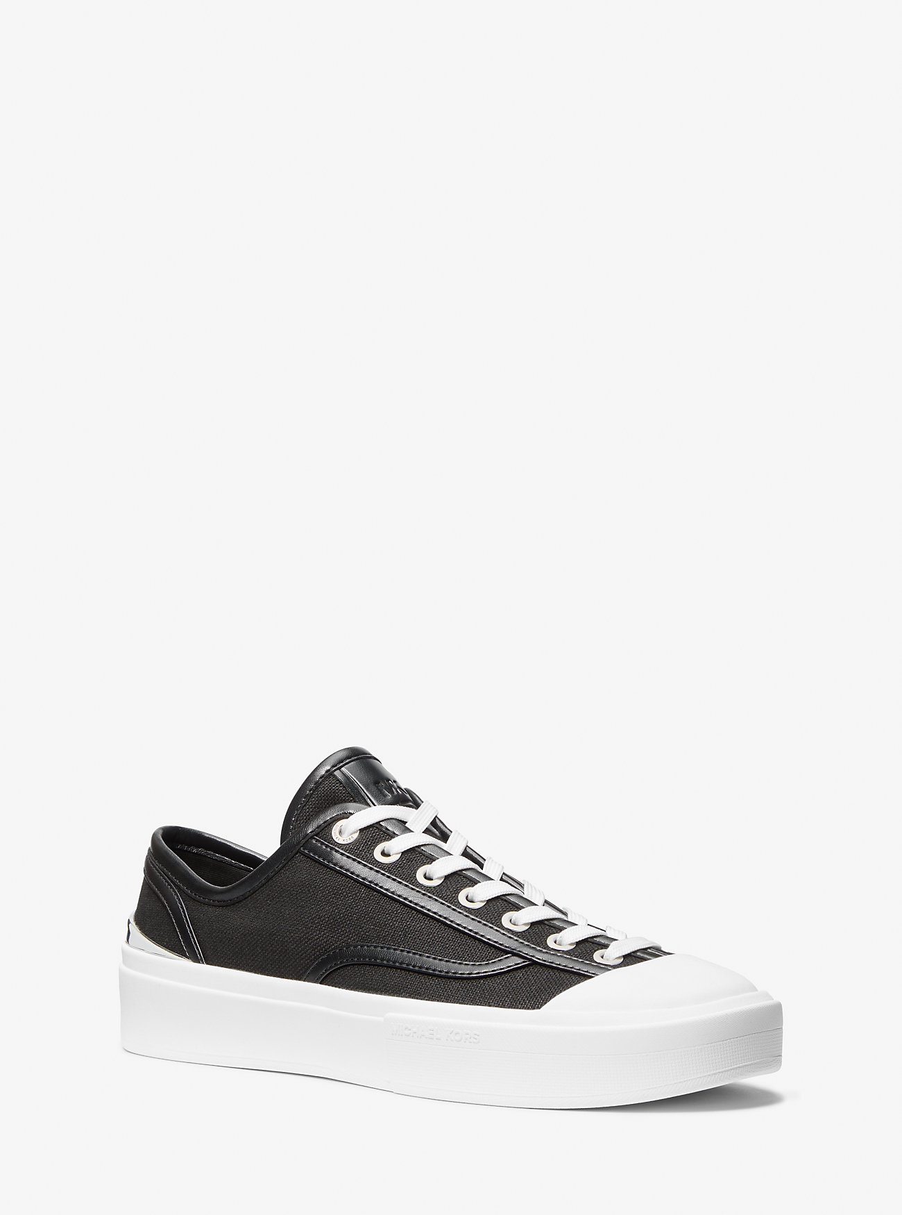 MK Sneaker Jude Aus Leinenmischung - Schwarz - Michael Kors von Michael Kors Mens