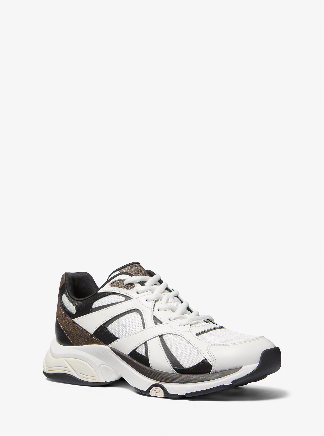 MK Sneaker Leo Aus Materialmix - Braun - Michael Kors MK Sneaker Leo Aus Materialmix - Braun - Michael Kors von Michael Kors Mens