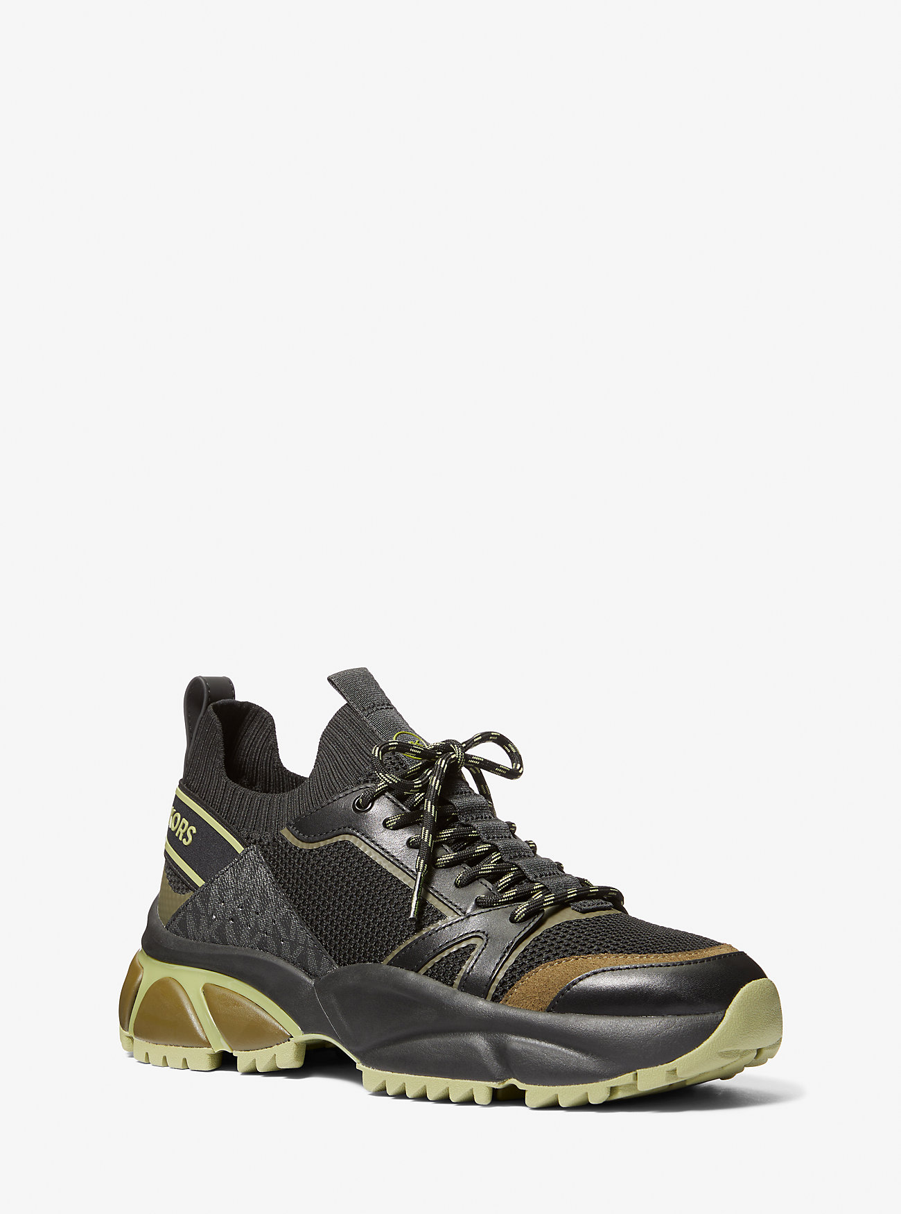 MK Sneaker Lucas Aus Materialmix - Grün - Michael Kors MK Sneaker Lucas Aus Materialmix - Grün - Michael Kors von Michael Kors Mens