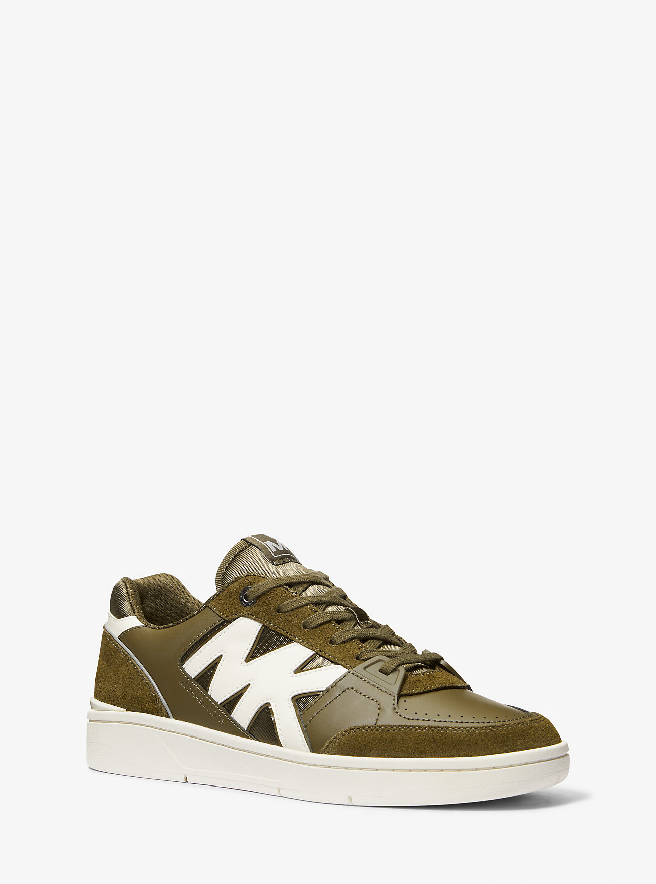 MK Sneaker Rebel Aus Leder - Grün - Michael Kors MK Sneaker Rebel Aus Leder - Grün - Michael Kors von Michael Kors Mens
