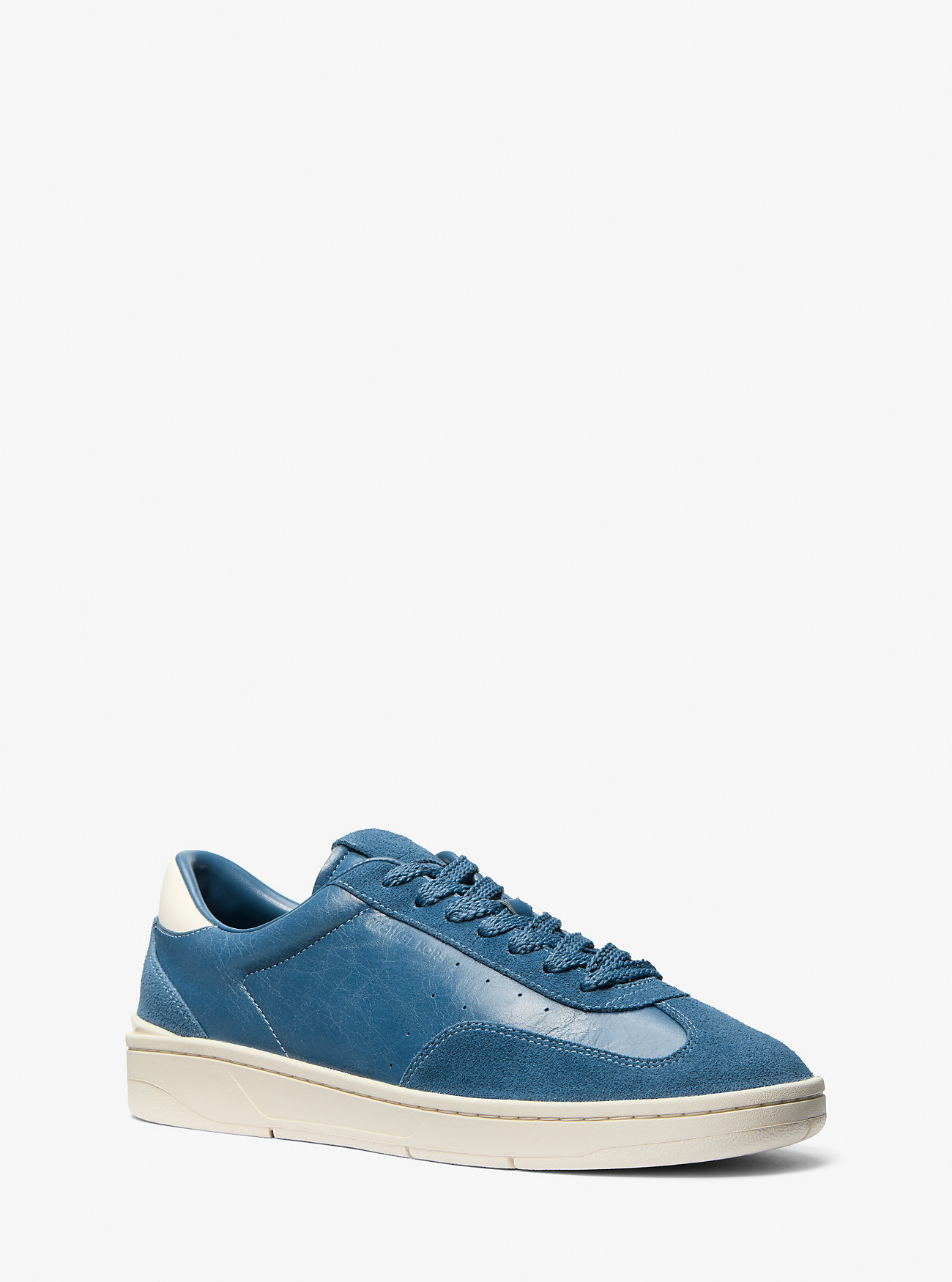 MK Sneaker Wilton Aus Leder Und Wildleder - Blau - Michael Kors von Michael Kors Mens