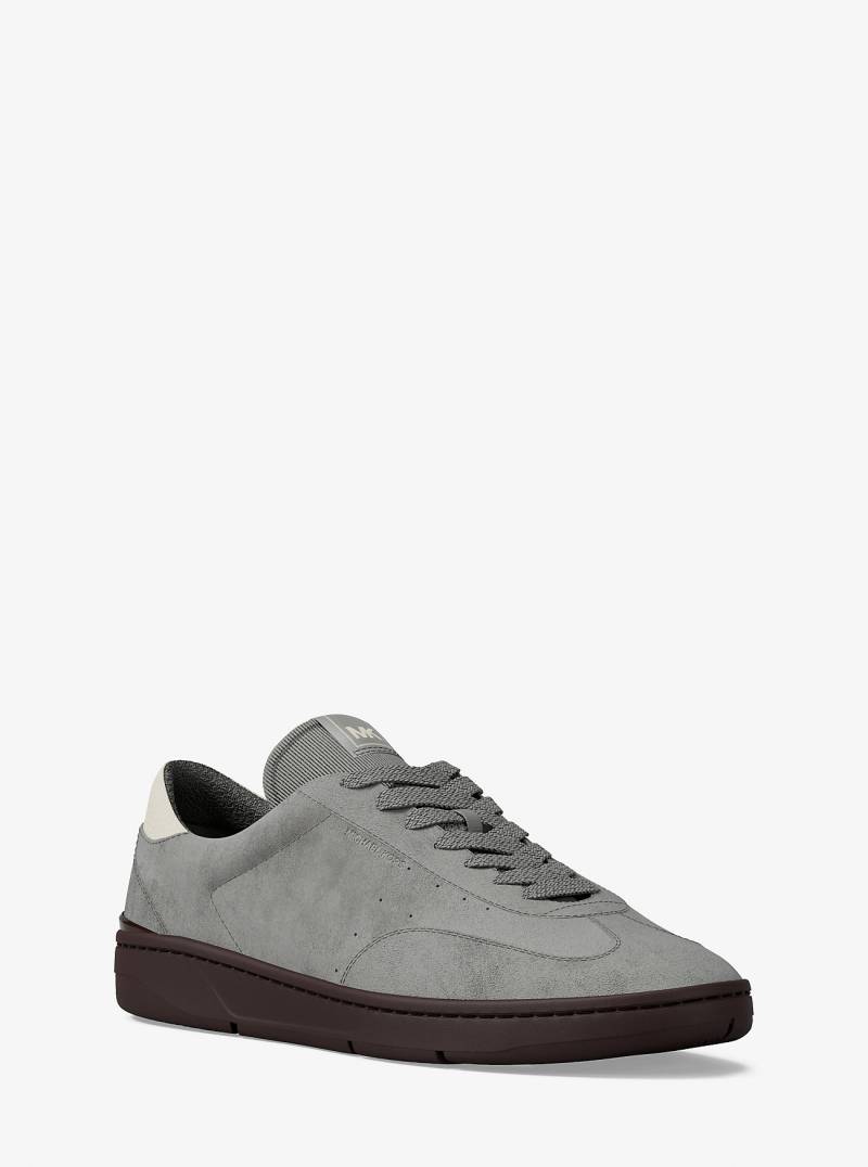 MK Sneaker Wilton Aus Wildleder - Grau - Michael Kors von Michael Kors Mens