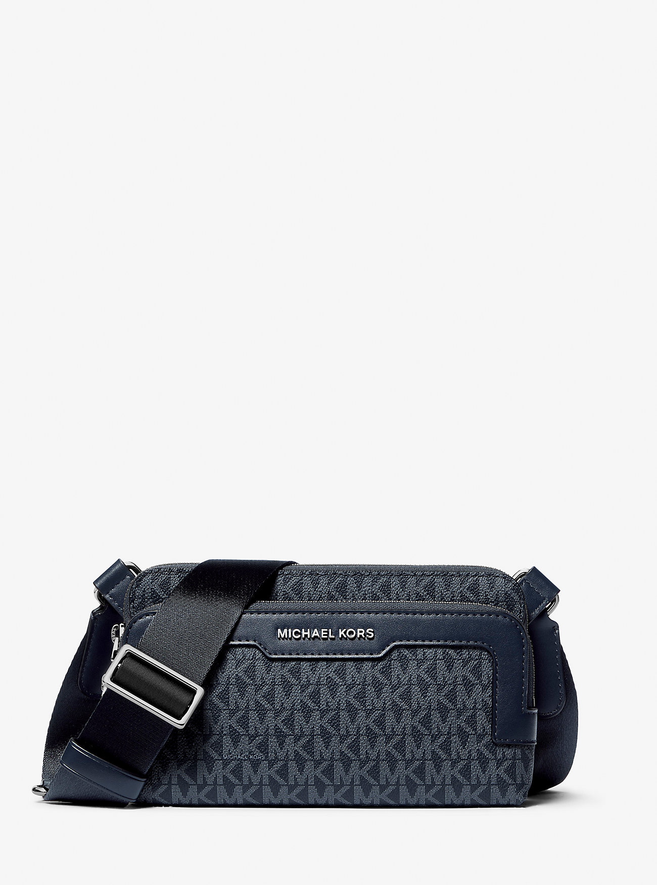 MK Umhängetasche Hudson Mit Signature-Logomuster - Blau - Michael Kors MK Umhängetasche Hudson Mit Signature-Logomuster - Blau - Michael Kors von Michael Kors Mens
