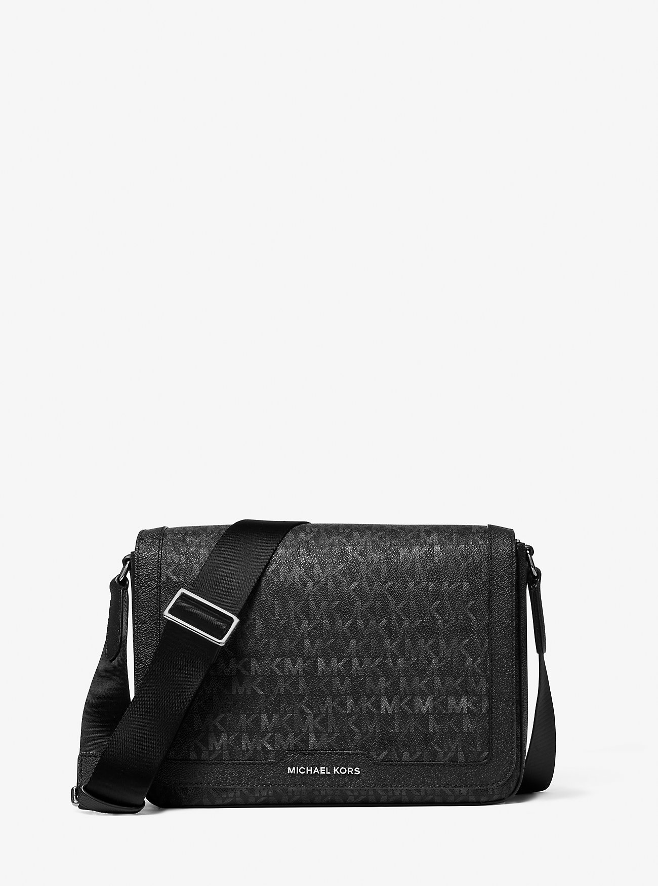 MK Umhängetasche Hudson Mit Signature-Logomuster - Schwarz - Michael Kors von Michael Kors Mens