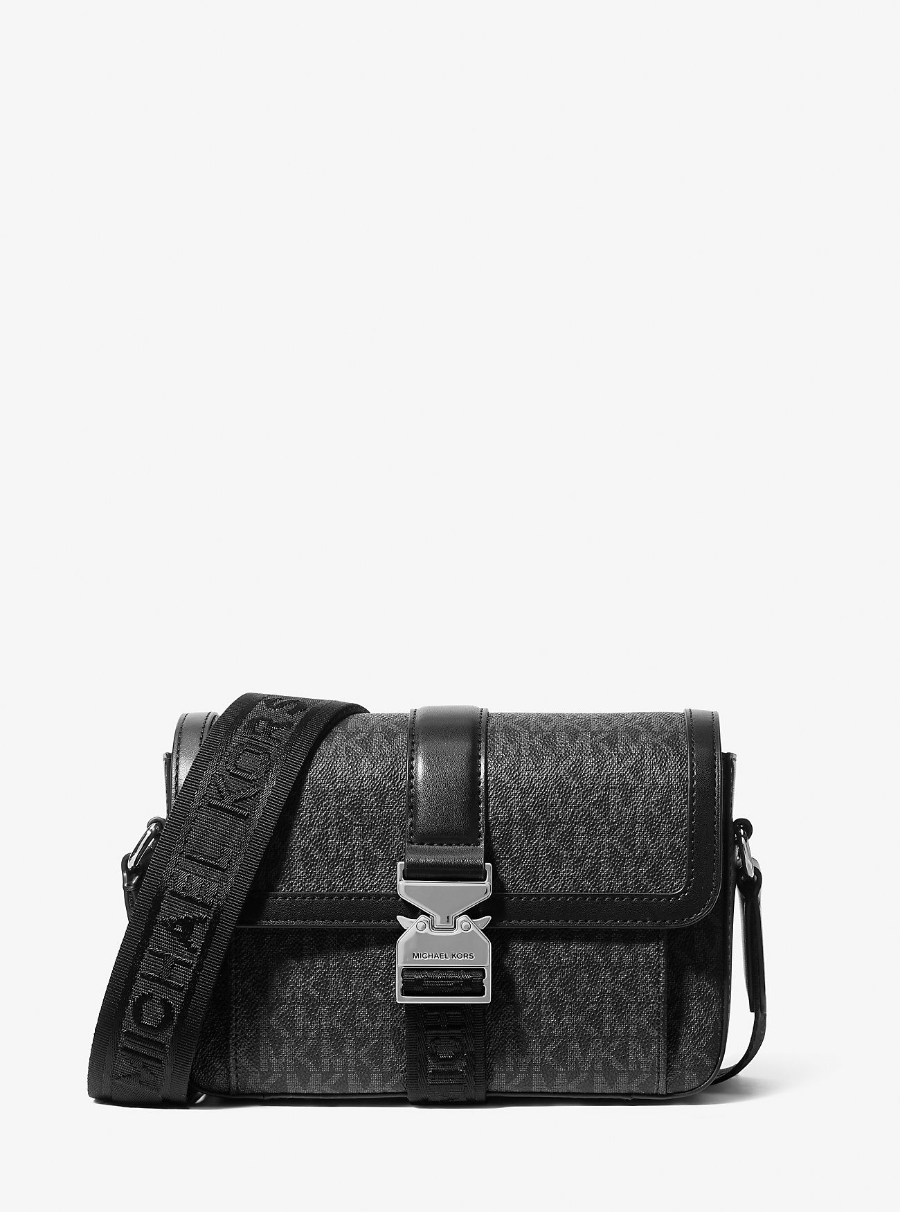 MK Umhängetasche Hudson Mit Signature-Logomuster - Schwarz - Michael Kors von Michael Kors Mens