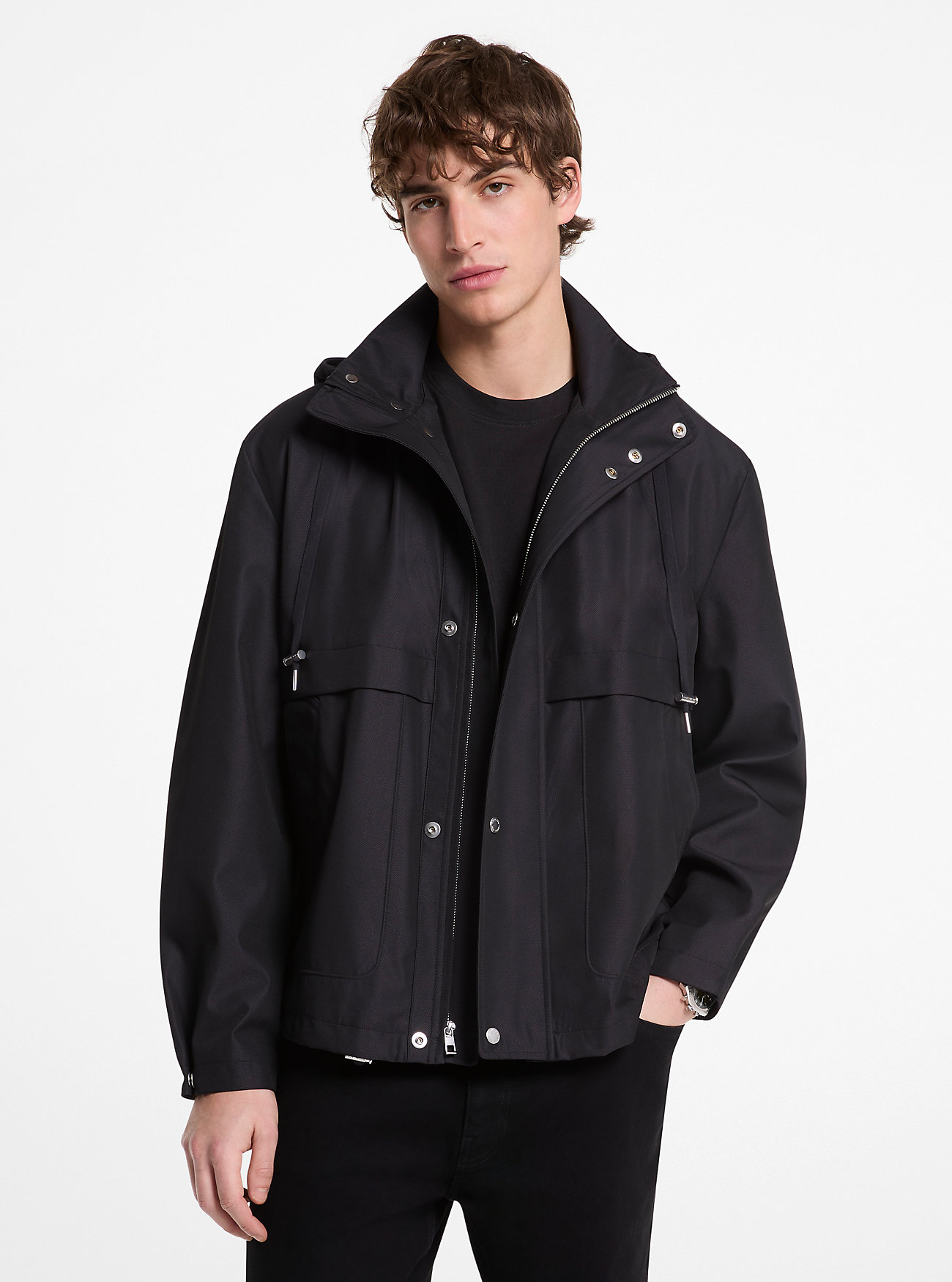 MK Wasserdichter Windbreaker - Schwarz - Michael Kors von Michael Kors Mens
