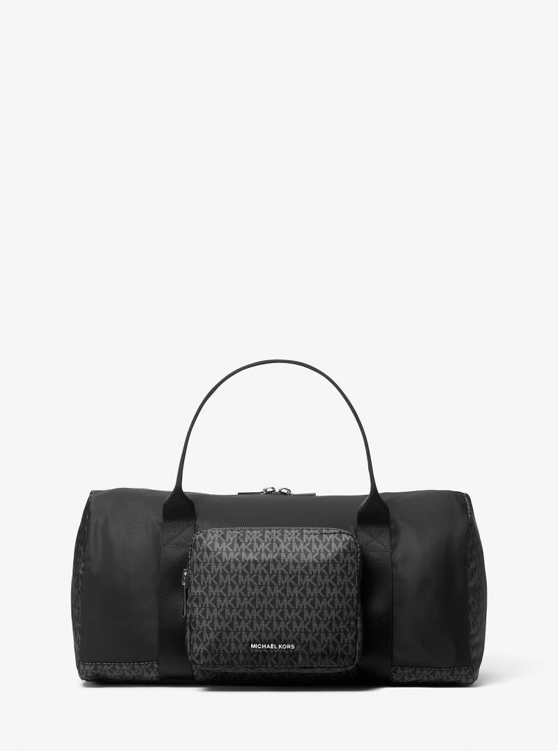 MK Weekender Tanner Aus Nylon Und Signature-Logostoff - Schwarz - Michael Kors von Michael Kors Mens