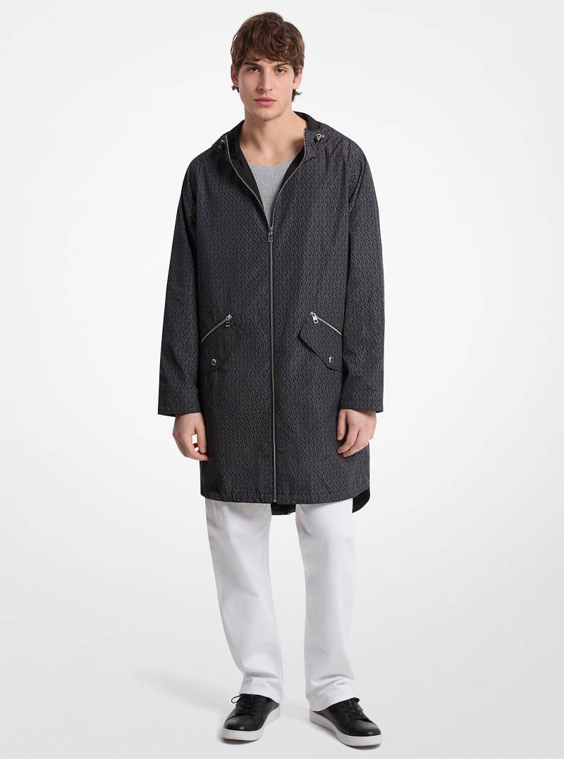 MK Wendbarer Anorak Mit Signature-Logomuster - Grau - Michael Kors von Michael Kors Mens