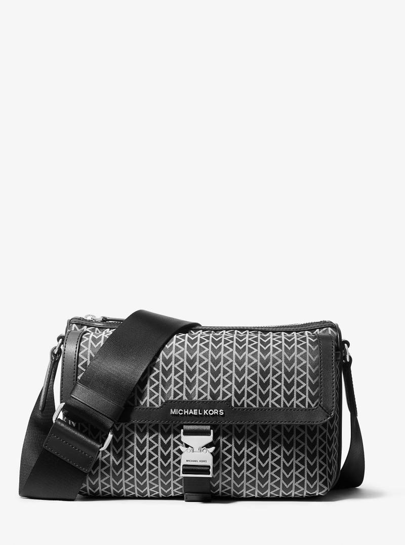 Messenger-Tasche Eli Aus Jacquard Mit Mk2000-Logomuster - Michael Kors von Michael Kors Mens