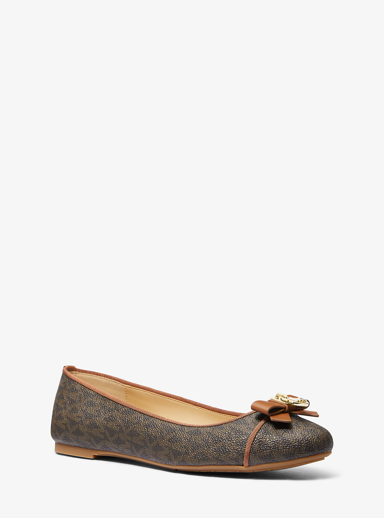 MK Ballerina Honey Mit Signature-Logomuster - Braun - Michael Kors MK Ballerina Honey Mit Signature-Logomuster - Braun - Michael Kors von Michael Kors Outlet