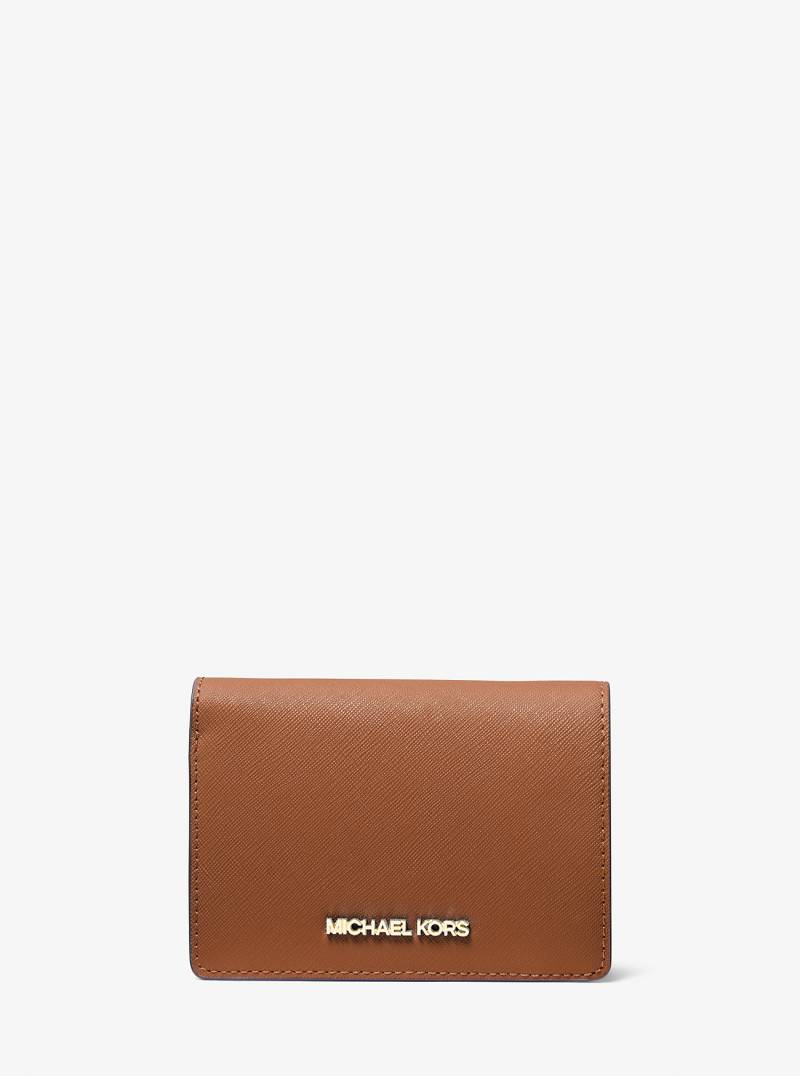 MK Brieftasche Jet Set Medium Aus Saffianleder - Braun - Michael Kors MK Brieftasche Jet Set Medium Aus Saffianleder - Braun - Michael Kors von Michael Kors Outlet