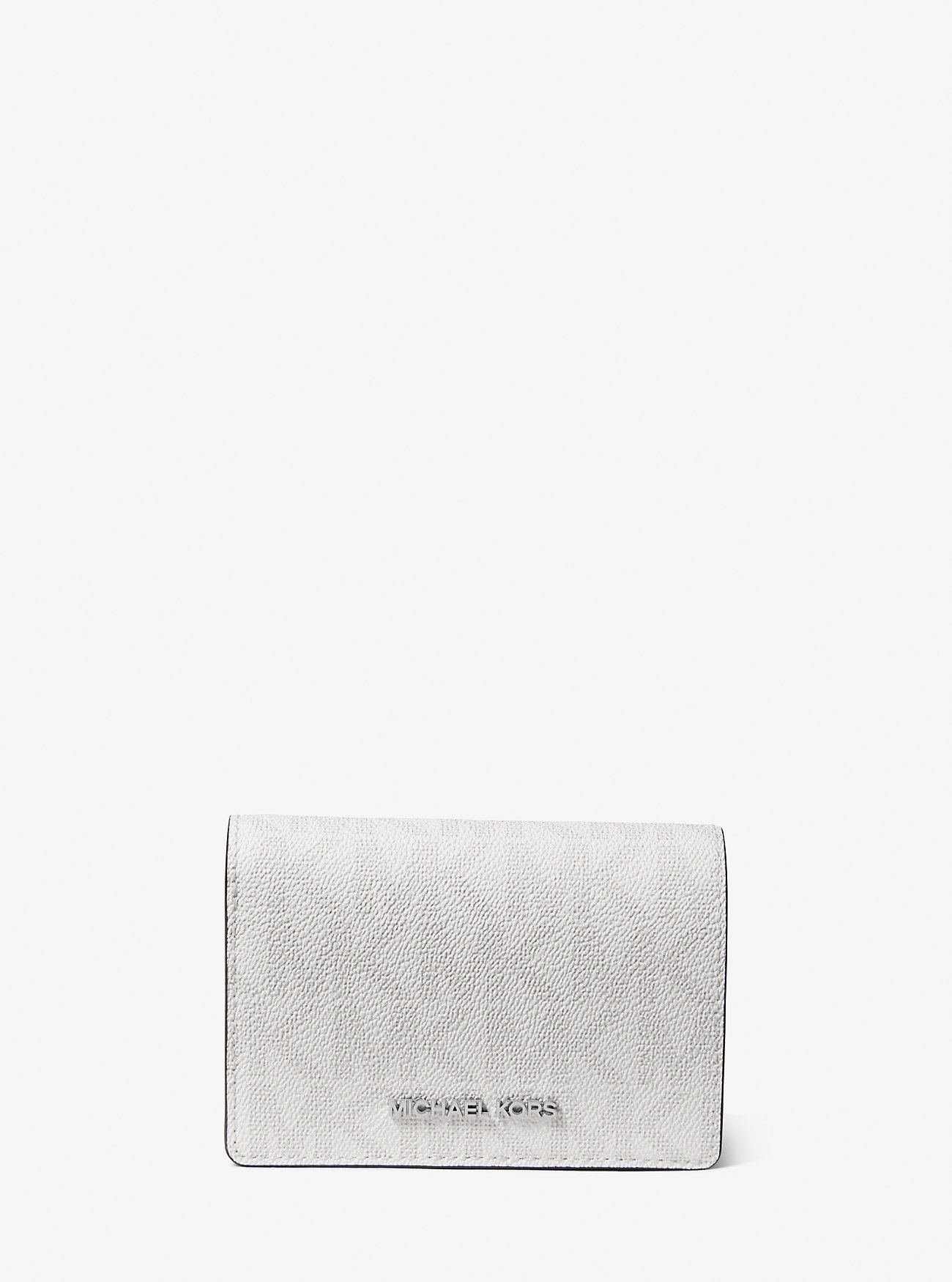 MK Brieftasche Jet Set Medium Mit Signature-Logomuster - Grau - Michael Kors MK Brieftasche Jet Set Medium Mit Signature-Logomuster - Grau - Michael Kors von Michael Kors Outlet