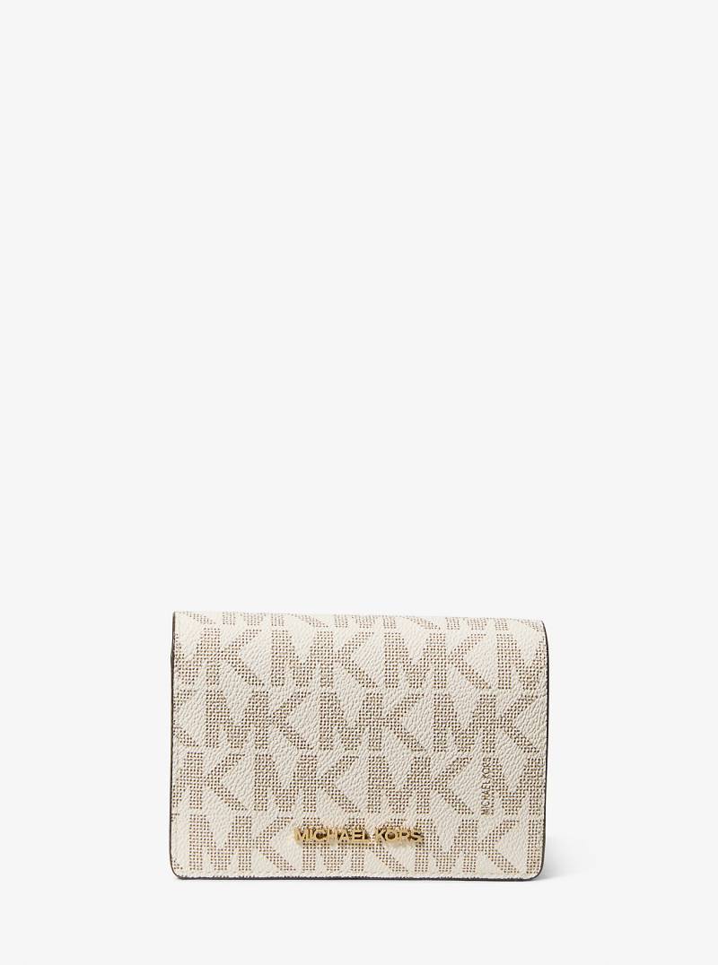 MK Brieftasche Jet Set Medium Mit Signature-Logomuster - Rosa - Michael Kors MK Brieftasche Jet Set Medium Mit Signature-Logomuster - Rosa - Michael Kors von Michael Kors Outlet