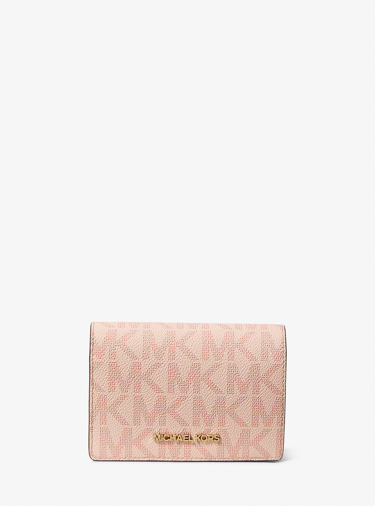 MK Brieftasche Jet Set Medium Mit Signature-Logomuster - Rosa - Michael Kors MK Brieftasche Jet Set Medium Mit Signature-Logomuster - Rosa - Michael Kors von Michael Kors Outlet
