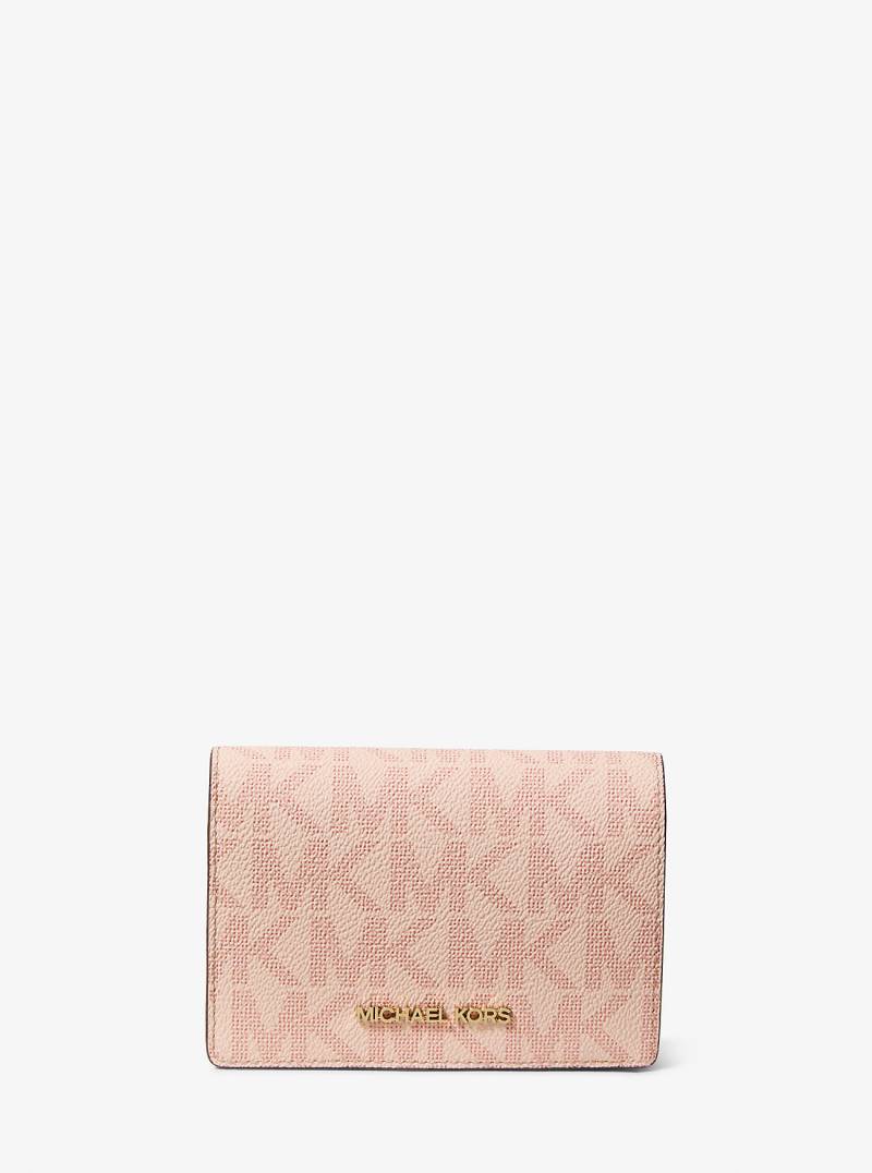 MK Brieftasche Jet Set Medium Mit Signature-Logomuster - Rosa - Michael Kors MK Brieftasche Jet Set Medium Mit Signature-Logomuster - Rosa - Michael Kors von Michael Kors Outlet