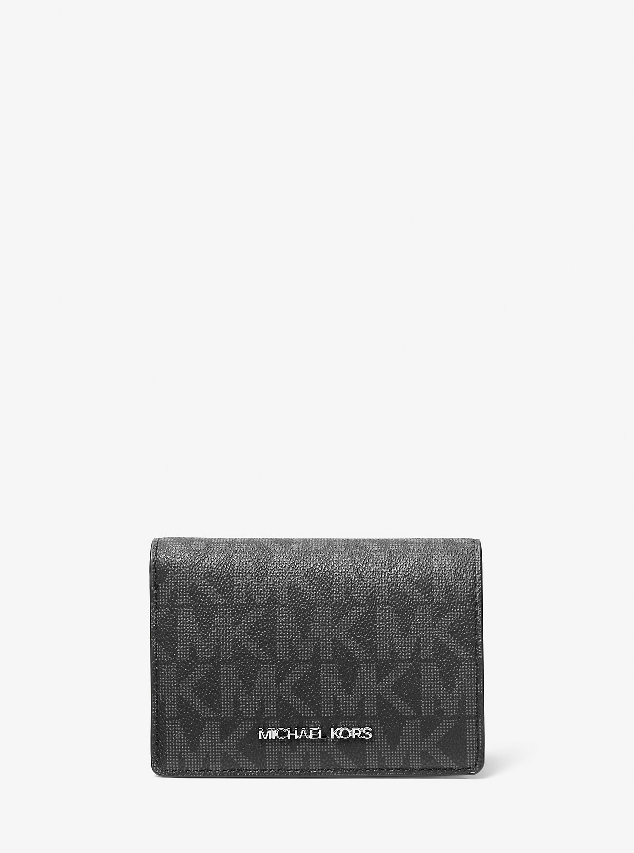 MK Brieftasche Jet Set Medium Mit Signature-Logomuster - Schwarz - Michael Kors MK Brieftasche Jet Set Medium Mit Signature-Logomuster - Schwarz - Michael Kors von Michael Kors Outlet